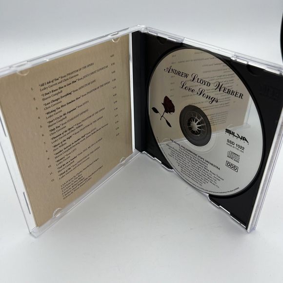 Andrew Lloyd Webber CD Audio Music Love Songs Royal Philharmonic Orchestra VGCon - Picture 5 of 5